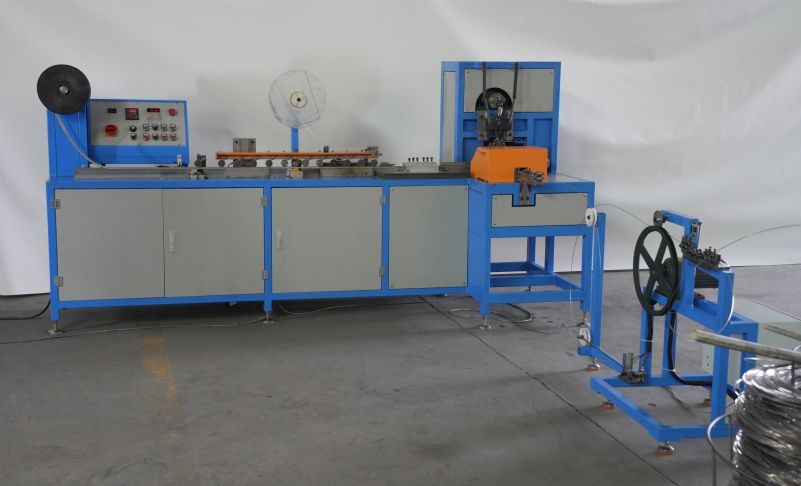 What type of clipping machine do large sausage factories use?